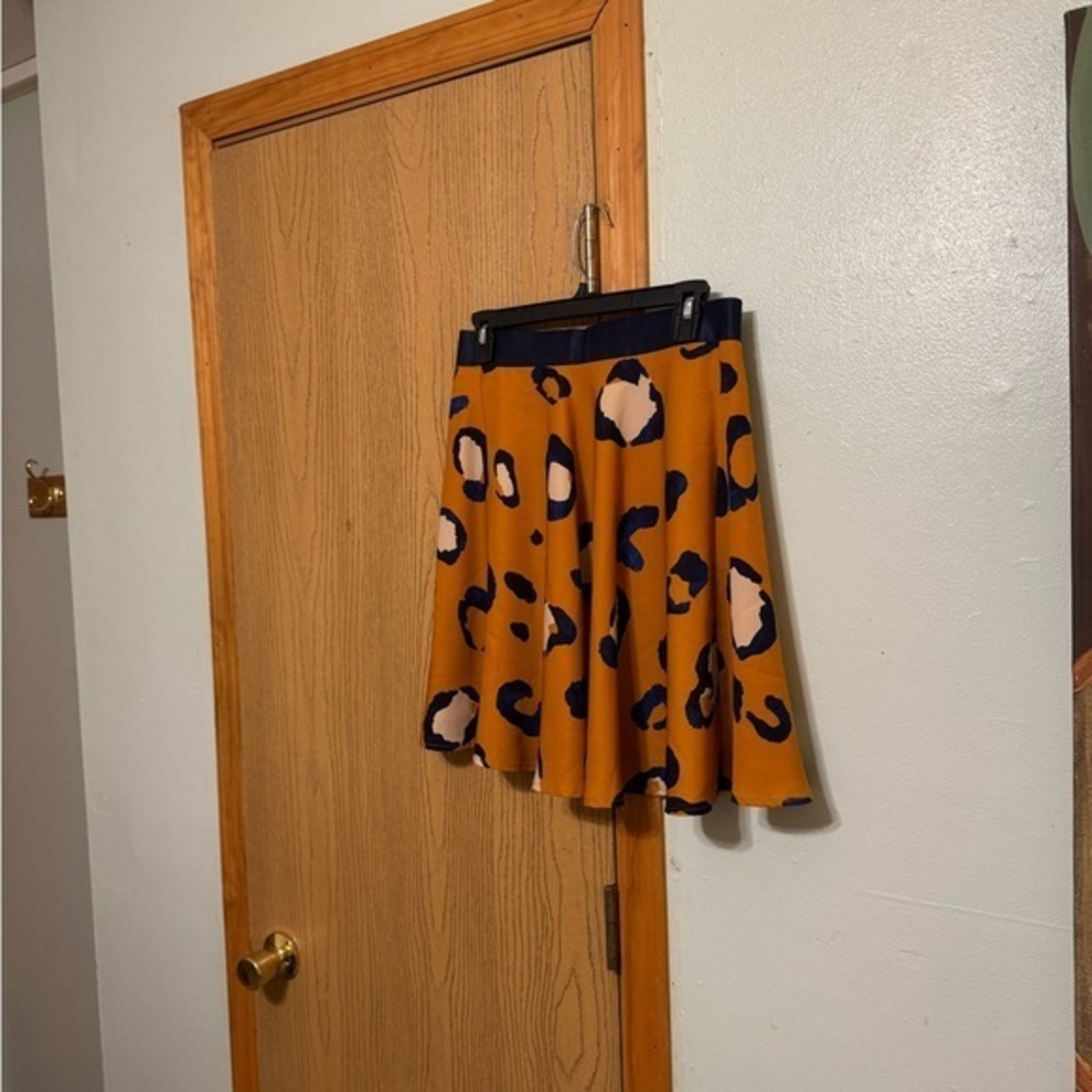 3.1 Phillip Lim for Target Size 10 w/Leopard Print Above-Knee A-Line Skirt - EUC